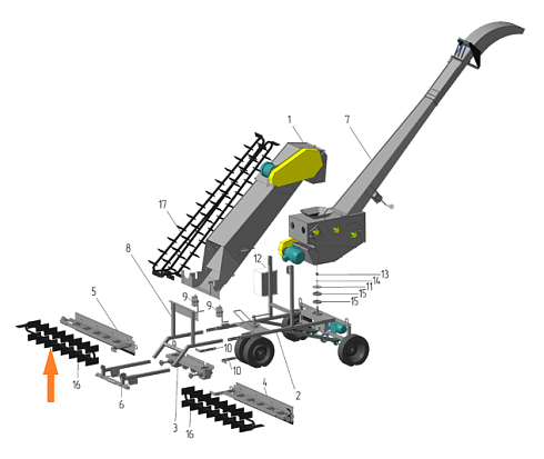 Транспортер скр. питатель А 100-04.24 (19 скр 2-2-6-6 L=4,332): купить в Самаре