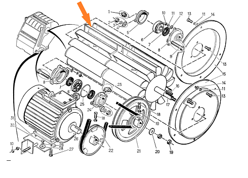 Вентилятор МПО 50.04.080: купить в Самаре