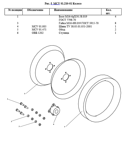 Колесо (без венца) МСУ 01.210-01: купить в Самаре