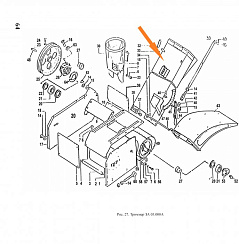 Труба (длинная) с тягой ЗА 03.070 "а": купить в Самаре
