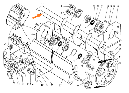 Шнек отходов МПО-50.04.090: купить в Самаре