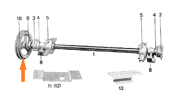 Шкив привода реш. Стана 280/315 ф=45: купить в Самаре