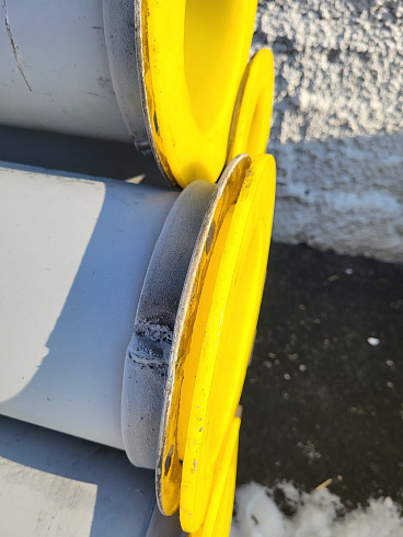 Зернопровод Ф=200 (длина 2м, толщина 2мм) с футеровкой полиуретан 3мм: купить в Самаре