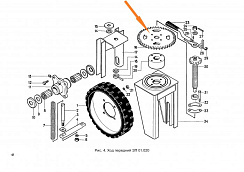 Звездочка ЗП 01.402 (t=19.05 z=44): купить в Самаре