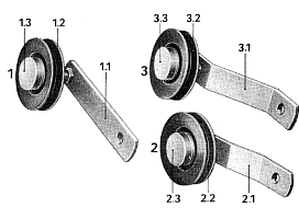 Ролик натяжной внутренний с валом и кронштейном: купить в Самаре