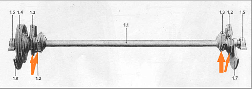 Головка шатун гл. вала К527/547: купить в Самаре