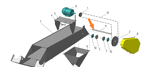 Вал А 150-01.11 (вал верхний ф=35 или ф=45): купить в Самаре