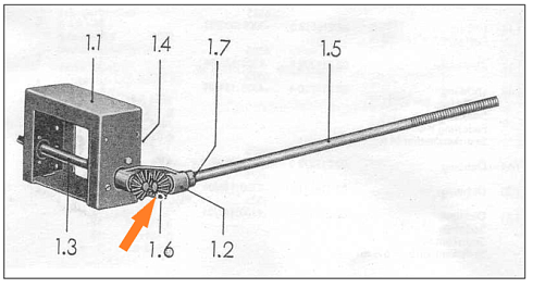 Шестерня коническая регулировки аспирации К-527, К-547 (пласт.): купить в Самаре