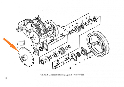 Звездочка ЗП 07.060 (Z=32, t=19.05): купить в Самаре