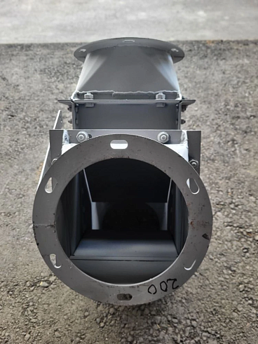 Клапан ручной симметричный ф200мм уг45гр (распределитель) : купить в Самаре