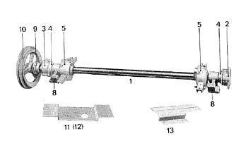 Вал привода решетного стана К 531 (в сборе): купить в Самаре