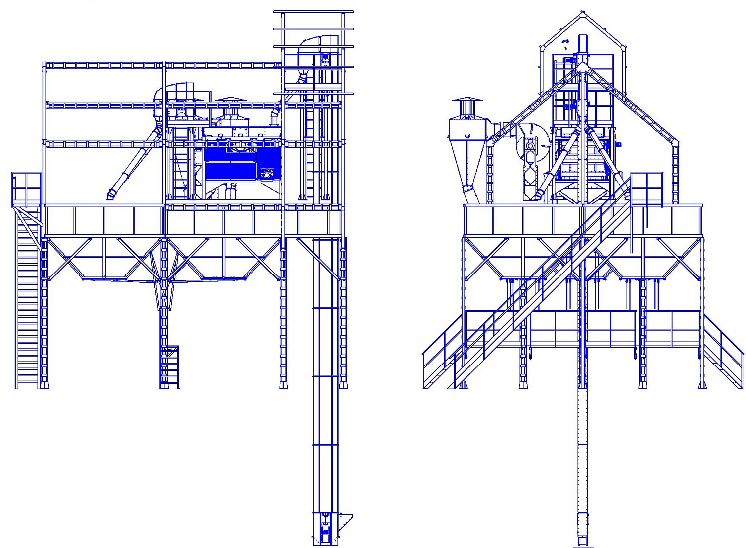 Металлоконструкция: Трехбункерный Т-образный: купить в Самаре