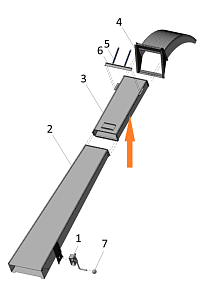 Лоток А-100-07.04.02.00 (Труба А-100): купить в Самаре