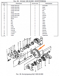 Шкив А1-БЦС-100.10.002 (d=180*30в(б)=1 руч.): купить в Самаре