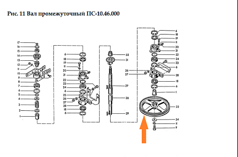 Шкив ПС-10.09.010 (Н 209.012А) (1р - диам.25 - диам.290 в(б)): купить в Самаре