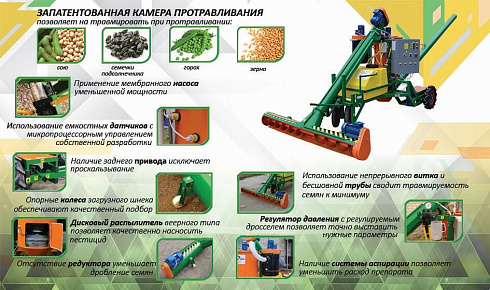Протравливатель семян ПСК-15 с аспирацией: купить в Самаре