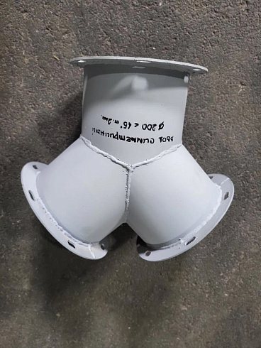 Ввод симметричный ф200 угол 45 ст2мм: купить в Самаре