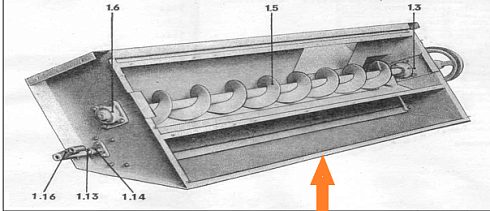 Бункер шнека загрузки (голый) К527 К547: купить в Самаре