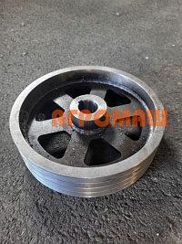 Шкив КШП 01.03.002 (4-х ручьевый) стальной (Ф=320мм, Ф=42мм): купить в Самаре