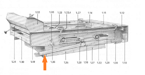 Шатун верхнего решетного стана К 547 с сайлентблоком: купить в Самаре