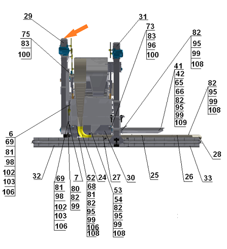 Транспортер отгрузочный ОВИ 04.000 (ОВС-25): купить в Самаре