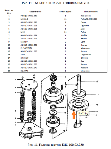 Крышка головки А1-БЦС-100.02.240: купить в Самаре
