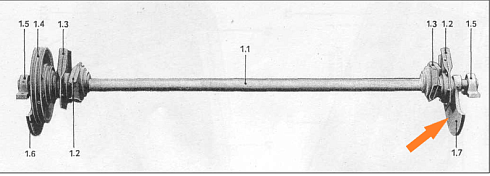 Противовес вала привода решетных станов К527, К547: купить в Самаре