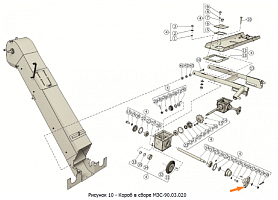 Звездочка МЗС 03.000.204 (z=10, t=38,0, внутр.ф=25 мм Н023.211-02): купить в Самаре Звездочка МЗС 03.000.204 (z=10, t=38,0, внутр.ф=25 мм Н023.211-02): купить в Самаре
