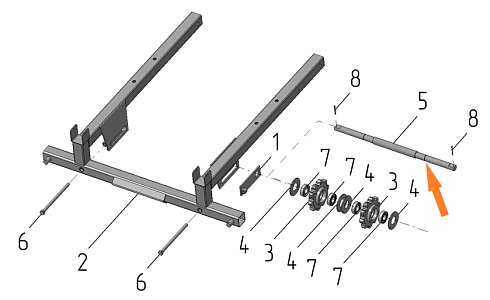 Ось А 150-06.11 (ПЗС 150.02.671): купить в Самаре