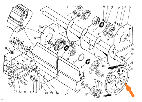 Шкив МПО 50.04.105 (1-руч В(б) ф=35, ф=300 мм.): купить в Самаре