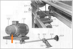 Шкив электродвигателя К 527, К 547 Ф=130/135 ст=24, В(Б): купить в Самаре