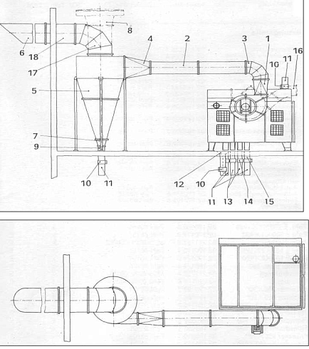 Система аспирации к машине ВРМ К52.7: купить в Самаре