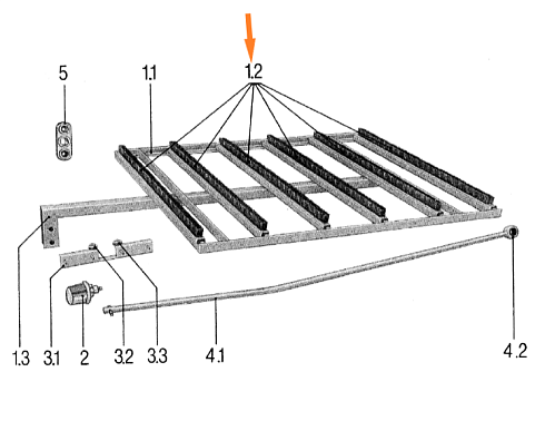 Щетка L=1080 (Петкус) 2х рядная: купить в Самаре