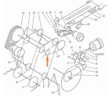 Звездочка КШП-5 5.01-03-04(НПГ-03-602 (z=12, t=25,4, Фвн=35)): купить в Самаре