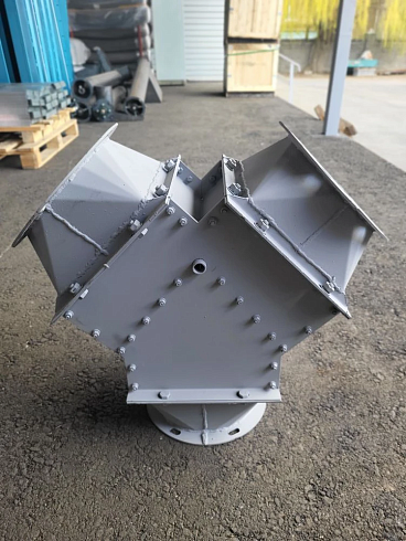 Клапан ручной симметричный ф200мм уг45гр (распределитель) : купить в Самаре