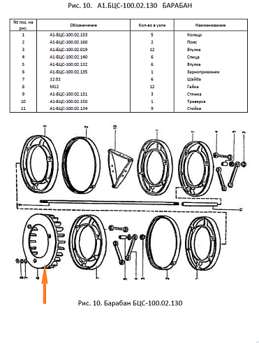 Зерноприемник А1-БЦС-100.02.135(50.32.024) алюм.: купить в Самаре