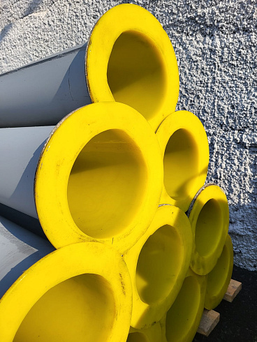 Зернопровод Ф=200 (длина 2м, толщина 2мм) с футеровкой полиуретан 3мм: купить в Самаре