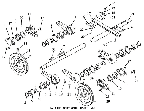 Привод эксцентриковый ЗВТ 86.000 (ЗВС-20А) нов.: купить в Самаре