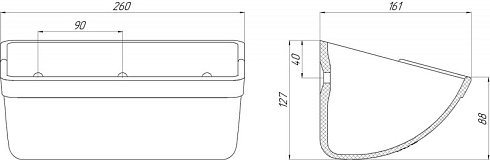 Ковш норийный полимерный МАСТУ 110: купить в Самаре