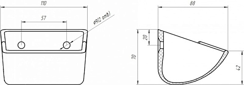 Ковш норийный полимерный МАСТУ 005У: купить в Самаре