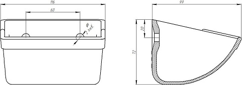 Ковш норийный полимерный МАСТУ 006: купить в Самаре